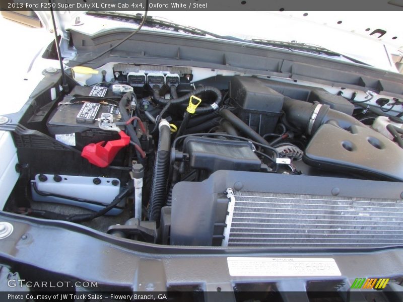 Oxford White / Steel 2013 Ford F250 Super Duty XL Crew Cab 4x4