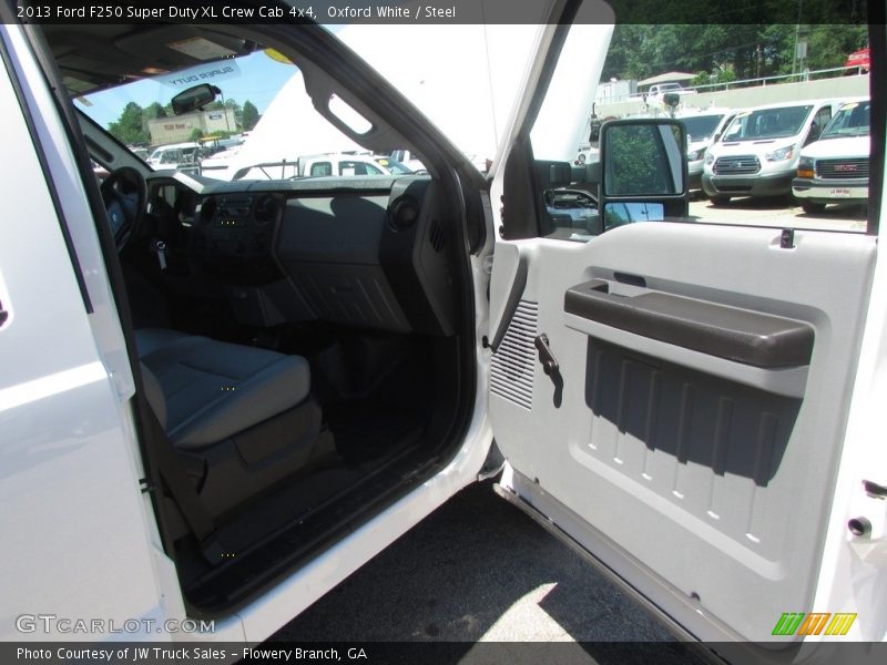 Oxford White / Steel 2013 Ford F250 Super Duty XL Crew Cab 4x4