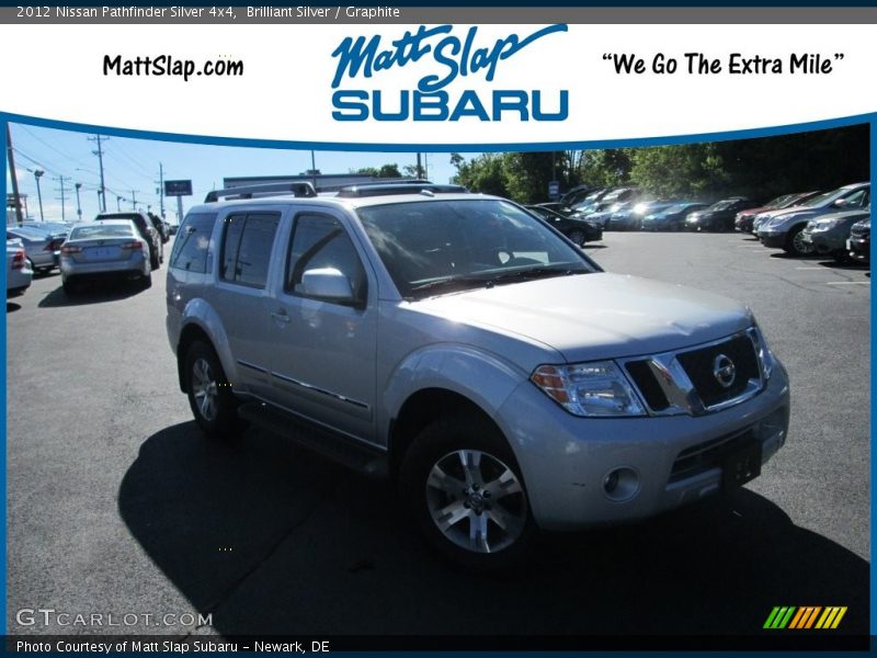 Brilliant Silver / Graphite 2012 Nissan Pathfinder Silver 4x4