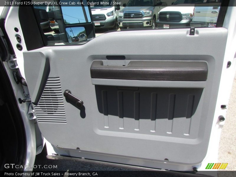 Oxford White / Steel 2013 Ford F250 Super Duty XL Crew Cab 4x4