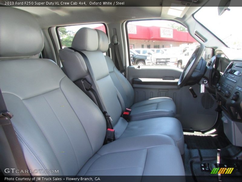 Oxford White / Steel 2013 Ford F250 Super Duty XL Crew Cab 4x4