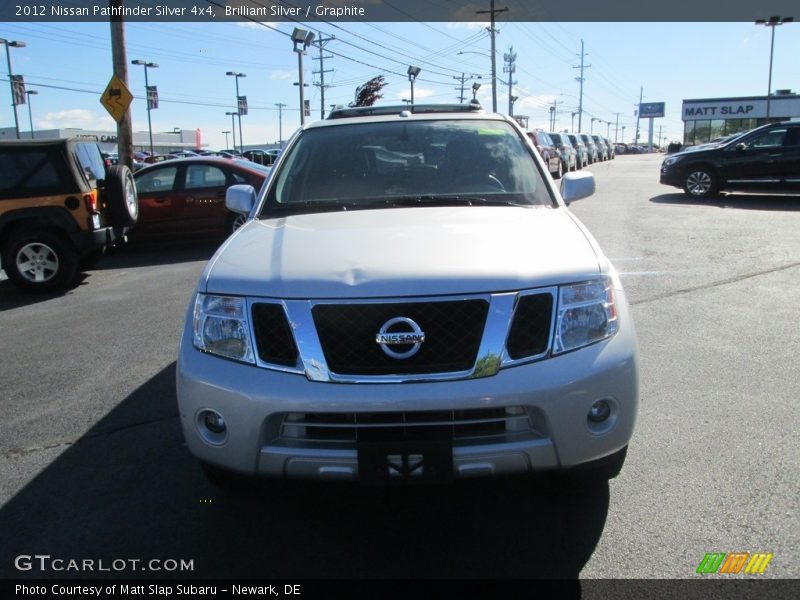 Brilliant Silver / Graphite 2012 Nissan Pathfinder Silver 4x4