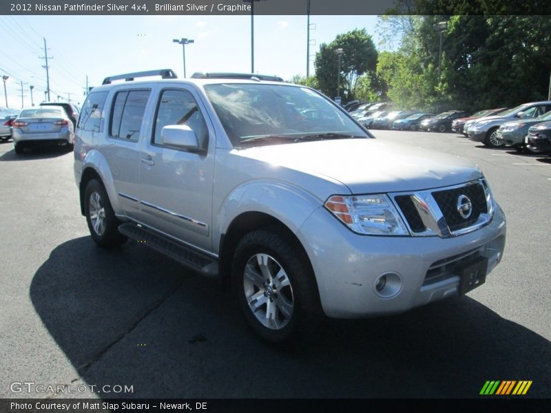 Brilliant Silver / Graphite 2012 Nissan Pathfinder Silver 4x4