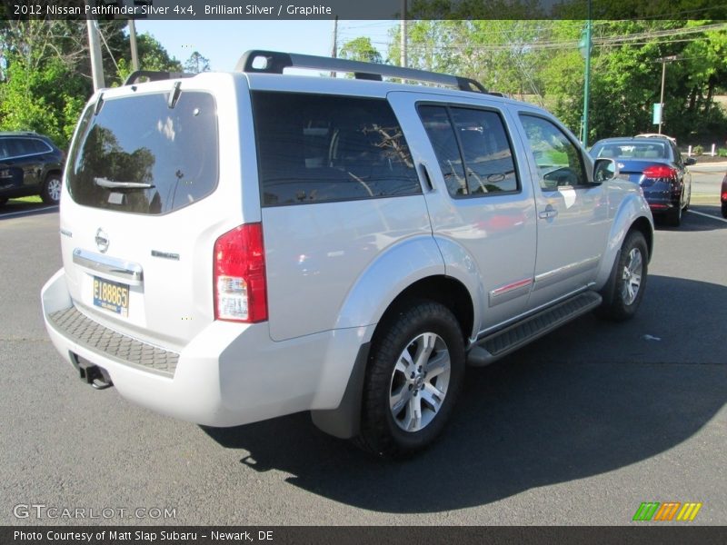 Brilliant Silver / Graphite 2012 Nissan Pathfinder Silver 4x4
