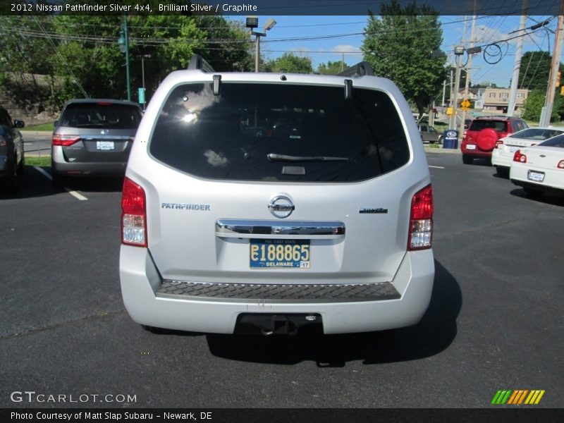 Brilliant Silver / Graphite 2012 Nissan Pathfinder Silver 4x4