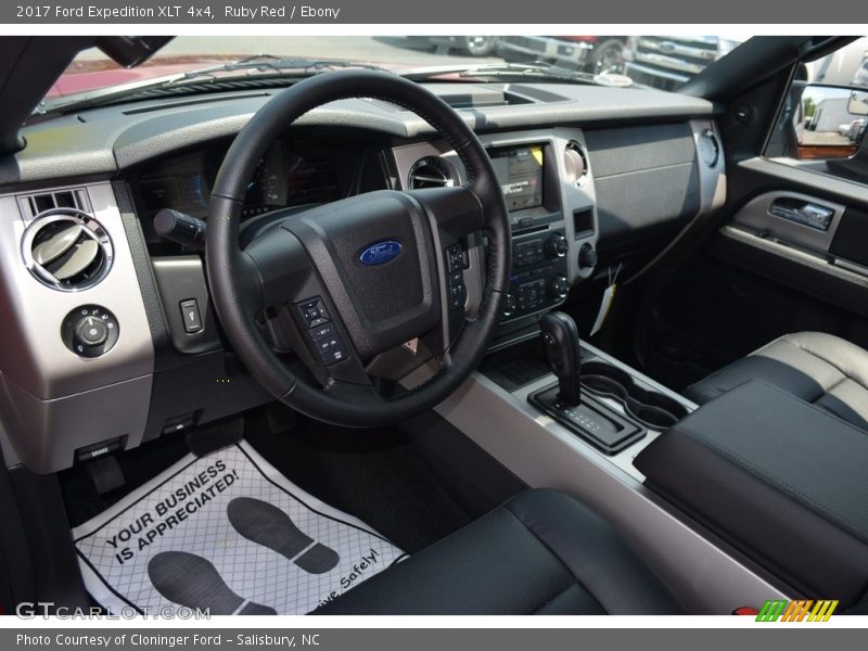 Ruby Red / Ebony 2017 Ford Expedition XLT 4x4