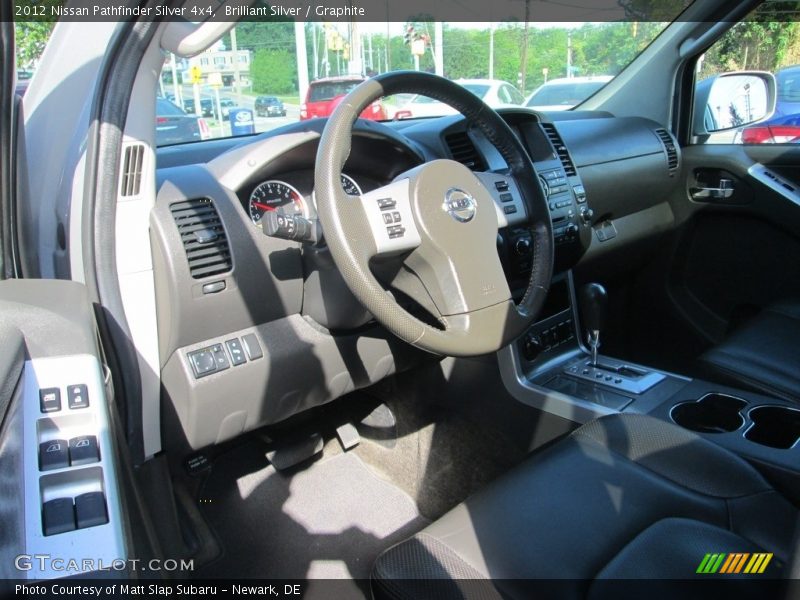 Brilliant Silver / Graphite 2012 Nissan Pathfinder Silver 4x4