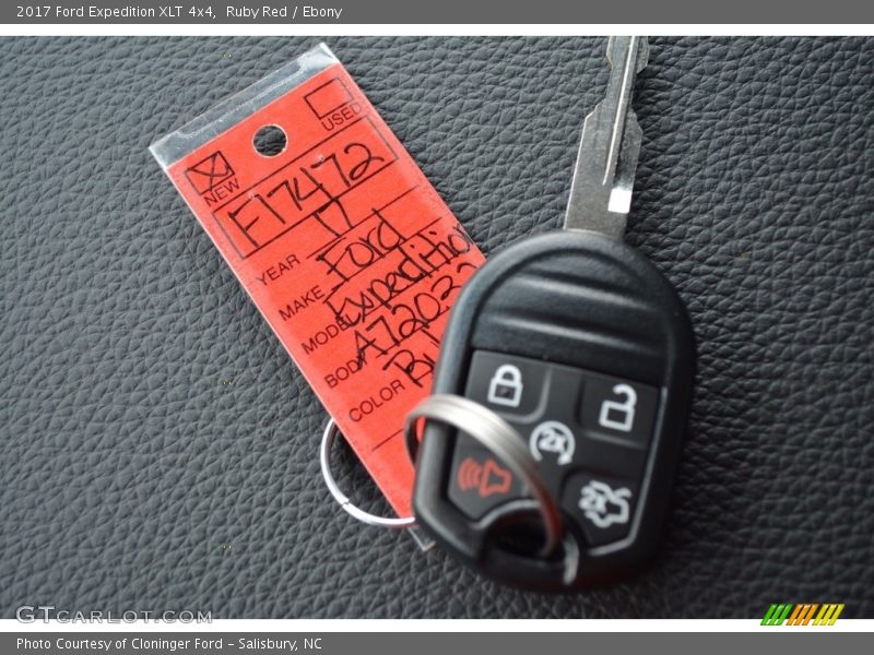 Ruby Red / Ebony 2017 Ford Expedition XLT 4x4