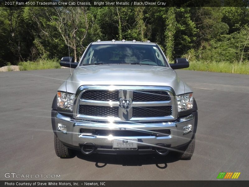 Bright Silver Metallic / Black/Diesel Gray 2017 Ram 4500 Tradesman Crew Cab Chassis