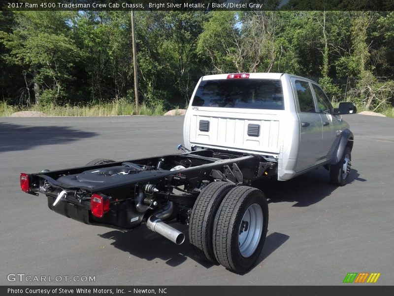 Bright Silver Metallic / Black/Diesel Gray 2017 Ram 4500 Tradesman Crew Cab Chassis