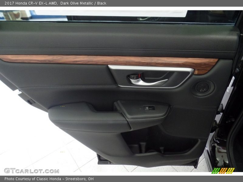 Dark Olive Metallic / Black 2017 Honda CR-V EX-L AWD