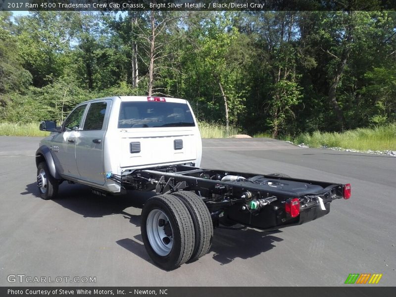 Bright Silver Metallic / Black/Diesel Gray 2017 Ram 4500 Tradesman Crew Cab Chassis