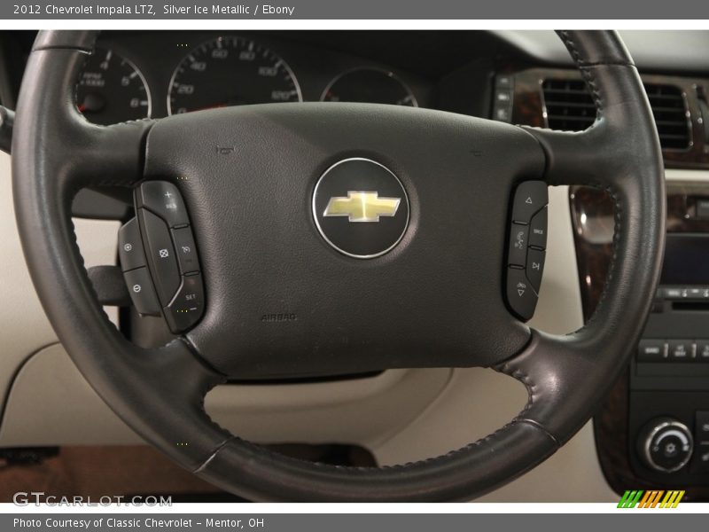 Silver Ice Metallic / Ebony 2012 Chevrolet Impala LTZ
