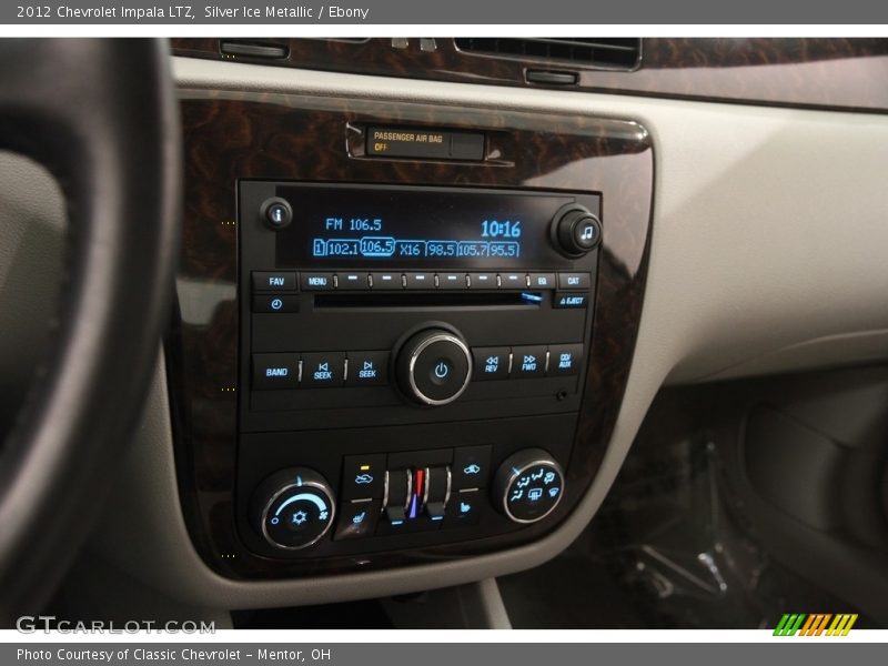 Silver Ice Metallic / Ebony 2012 Chevrolet Impala LTZ