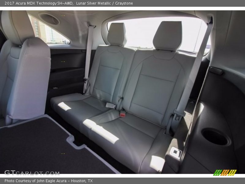 Lunar Silver Metallic / Graystone 2017 Acura MDX Technology SH-AWD