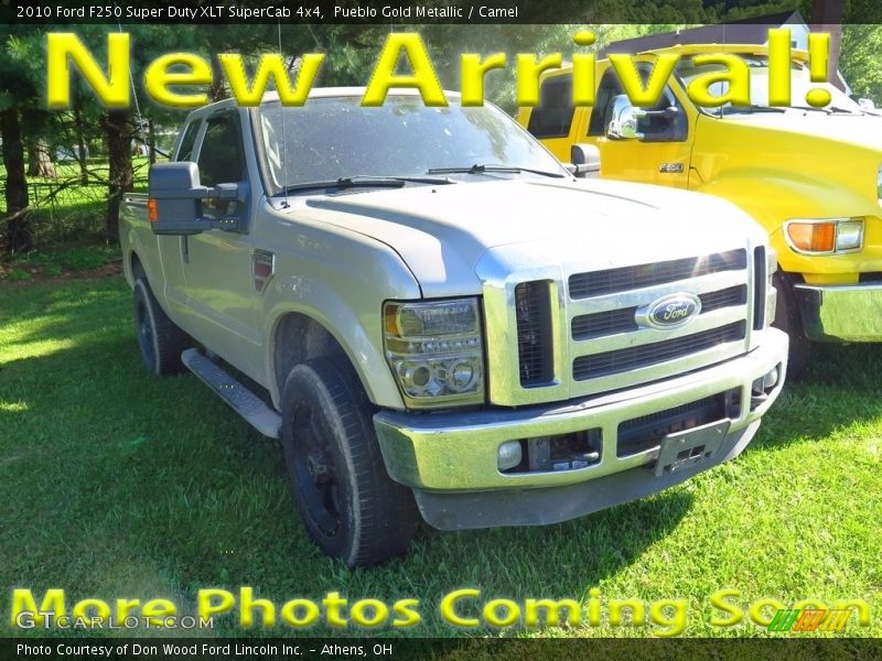 Pueblo Gold Metallic / Camel 2010 Ford F250 Super Duty XLT SuperCab 4x4
