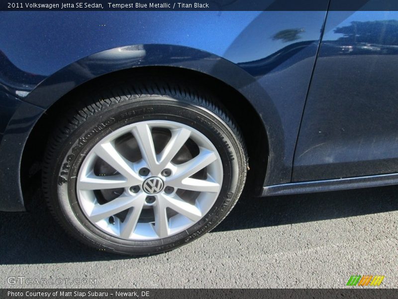 Tempest Blue Metallic / Titan Black 2011 Volkswagen Jetta SE Sedan