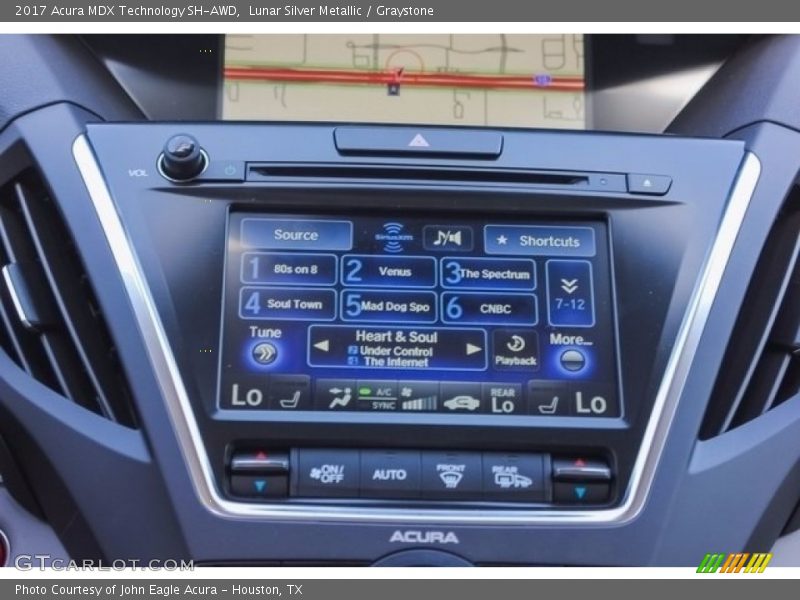 Lunar Silver Metallic / Graystone 2017 Acura MDX Technology SH-AWD