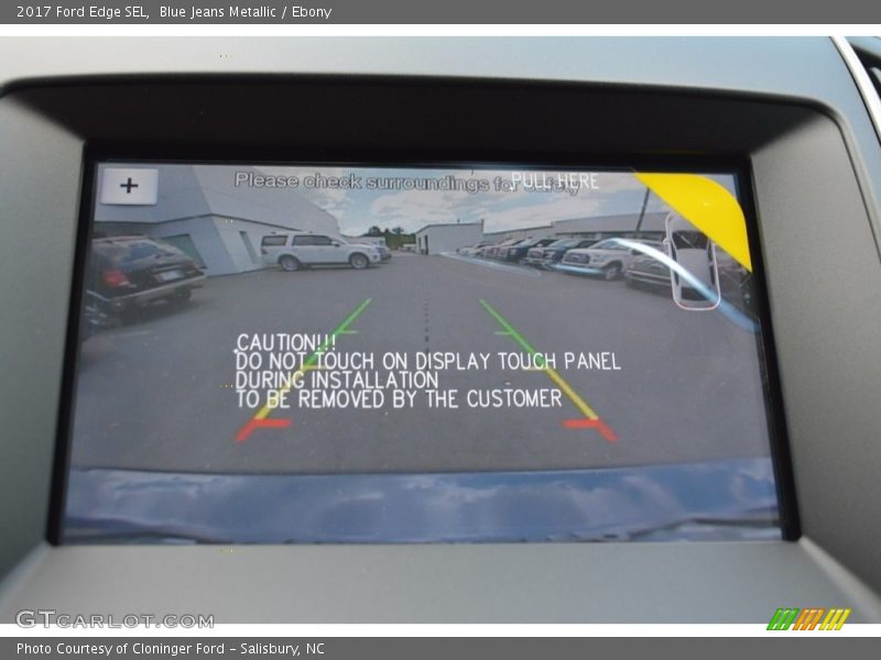 Blue Jeans Metallic / Ebony 2017 Ford Edge SEL