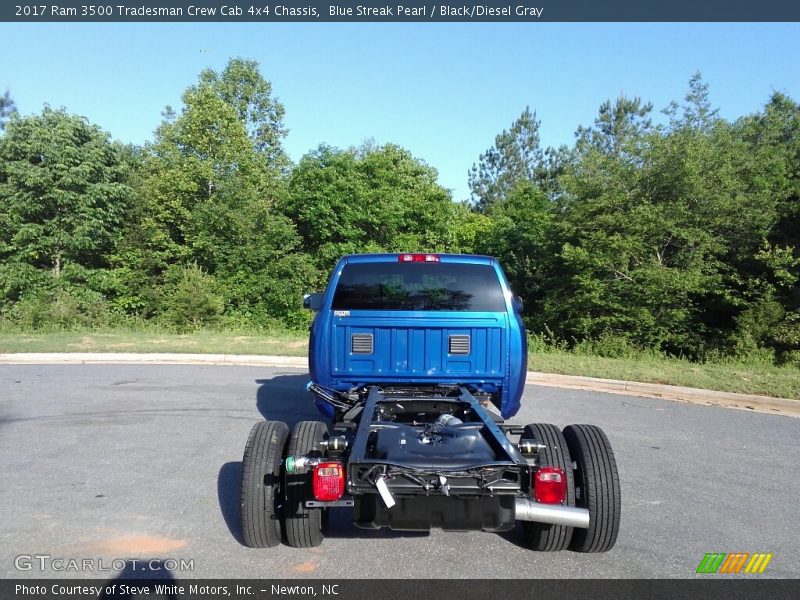 Blue Streak Pearl / Black/Diesel Gray 2017 Ram 3500 Tradesman Crew Cab 4x4 Chassis