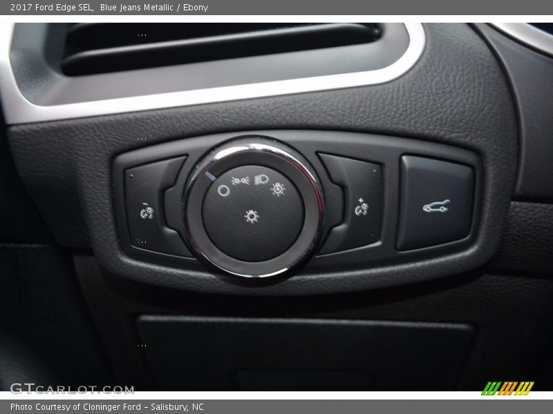 Blue Jeans Metallic / Ebony 2017 Ford Edge SEL
