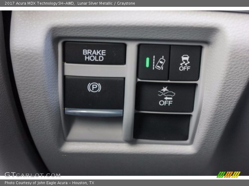 Lunar Silver Metallic / Graystone 2017 Acura MDX Technology SH-AWD