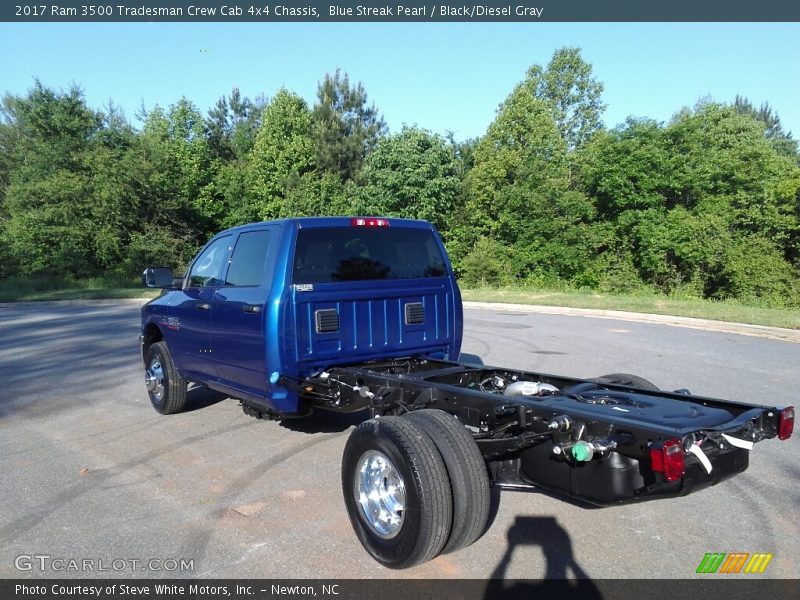 Blue Streak Pearl / Black/Diesel Gray 2017 Ram 3500 Tradesman Crew Cab 4x4 Chassis