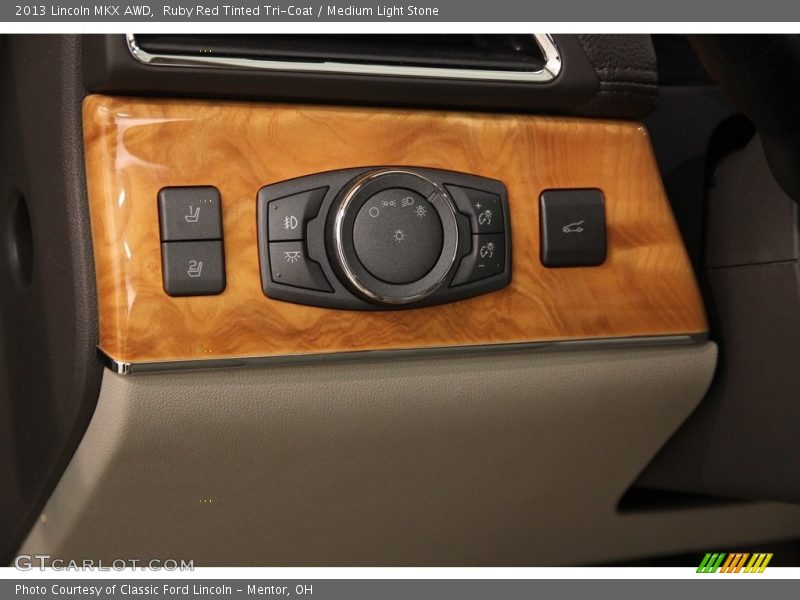 Ruby Red Tinted Tri-Coat / Medium Light Stone 2013 Lincoln MKX AWD