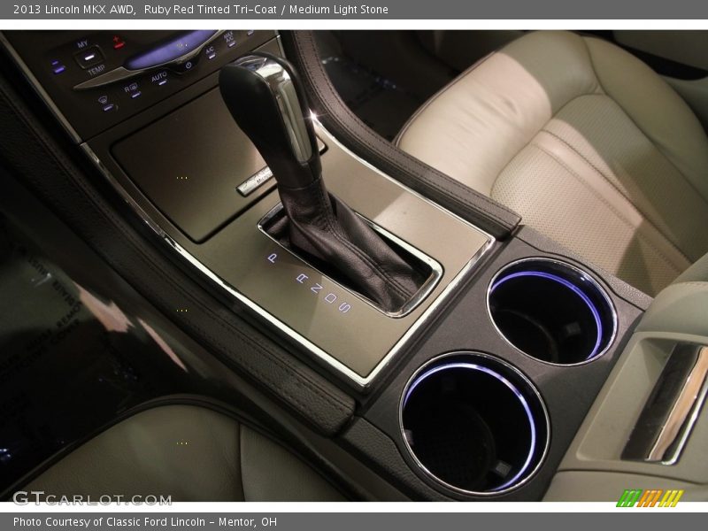 Ruby Red Tinted Tri-Coat / Medium Light Stone 2013 Lincoln MKX AWD