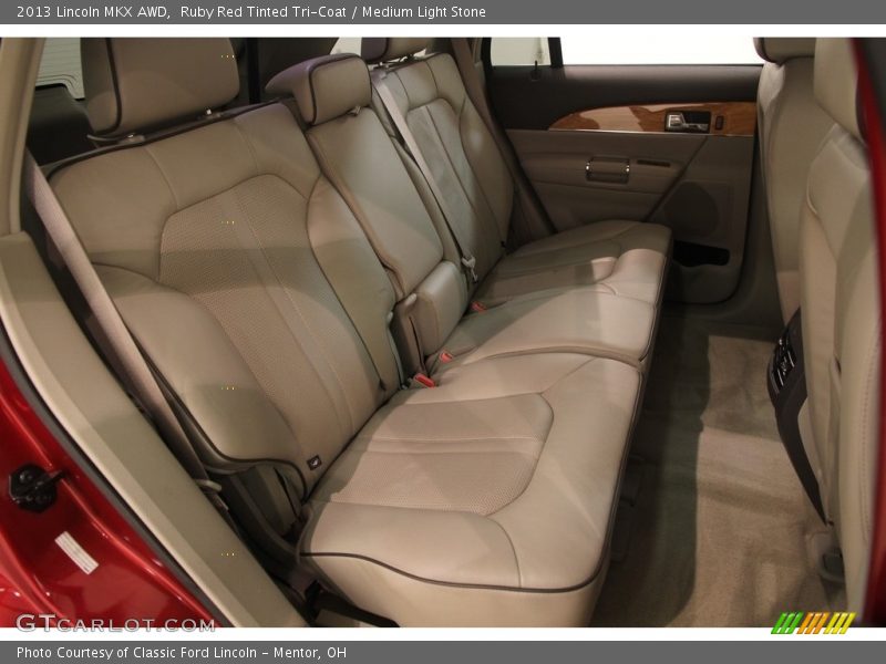 Ruby Red Tinted Tri-Coat / Medium Light Stone 2013 Lincoln MKX AWD
