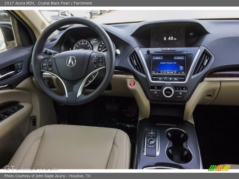 Crystal Black Pearl / Parchment 2017 Acura MDX