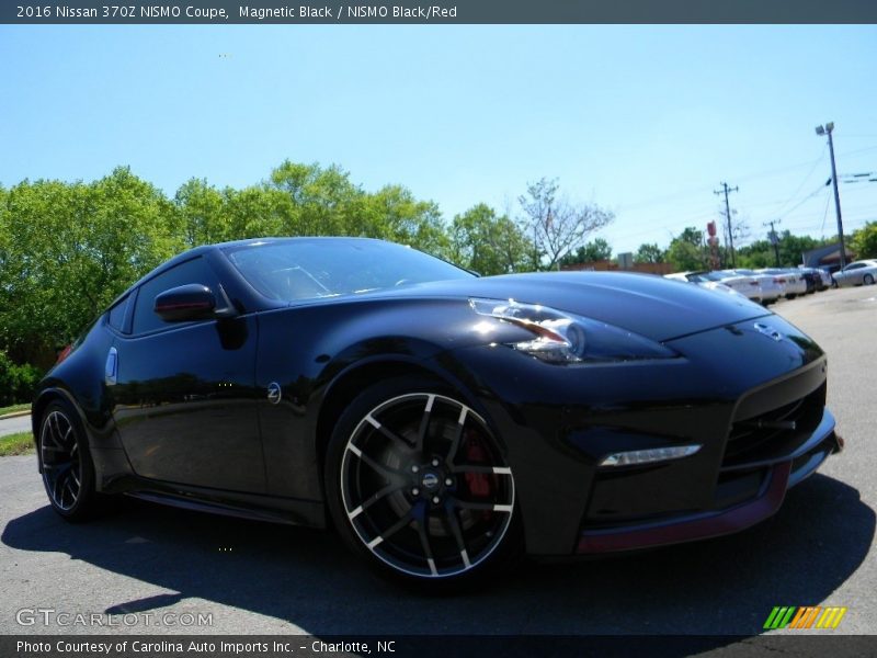 Magnetic Black / NISMO Black/Red 2016 Nissan 370Z NISMO Coupe