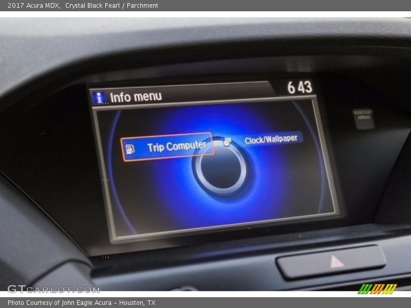 Crystal Black Pearl / Parchment 2017 Acura MDX