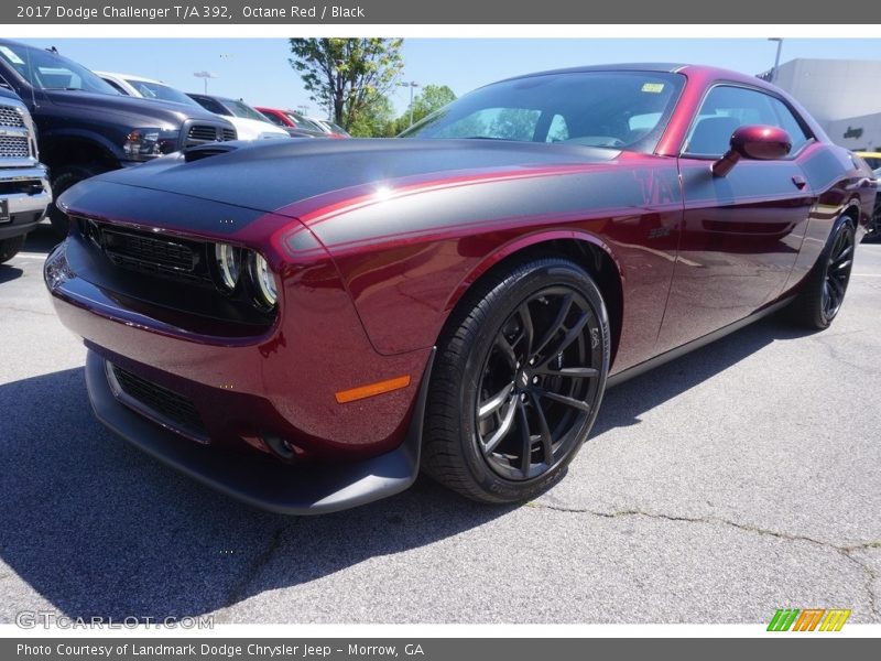 Octane Red / Black 2017 Dodge Challenger T/A 392
