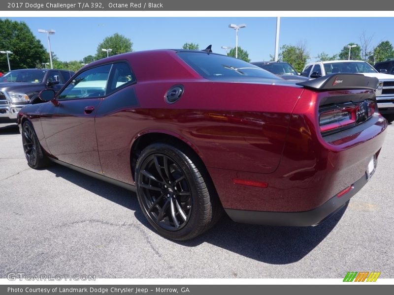 Octane Red / Black 2017 Dodge Challenger T/A 392