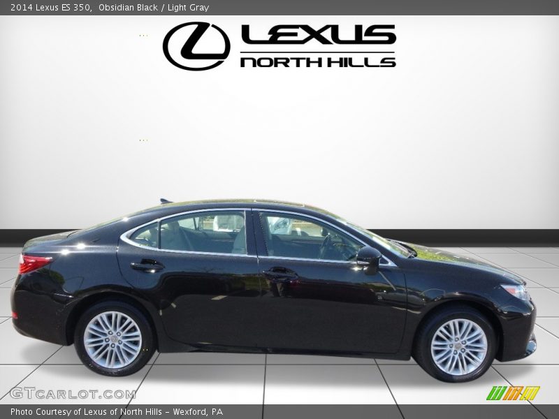 Obsidian Black / Light Gray 2014 Lexus ES 350