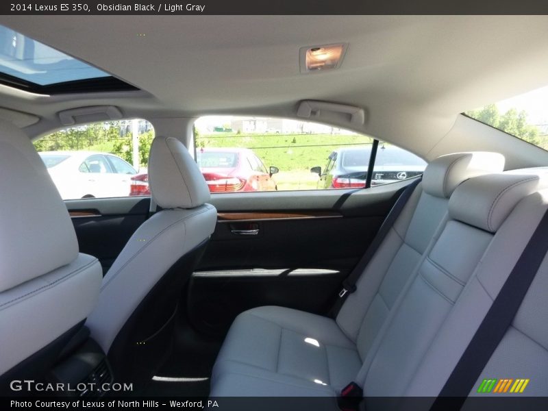 Obsidian Black / Light Gray 2014 Lexus ES 350
