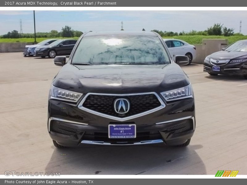 Crystal Black Pearl / Parchment 2017 Acura MDX Technology
