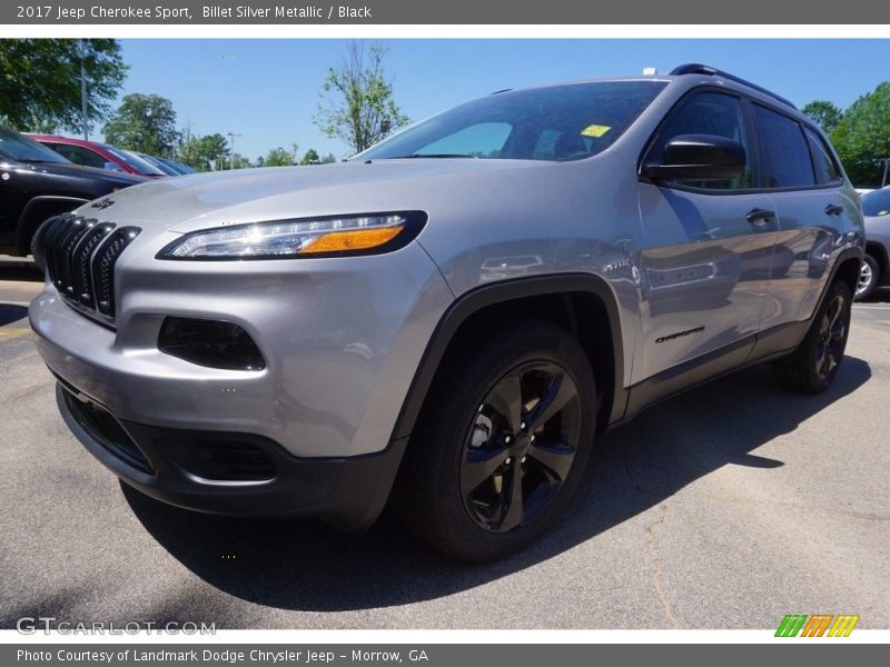 Billet Silver Metallic / Black 2017 Jeep Cherokee Sport