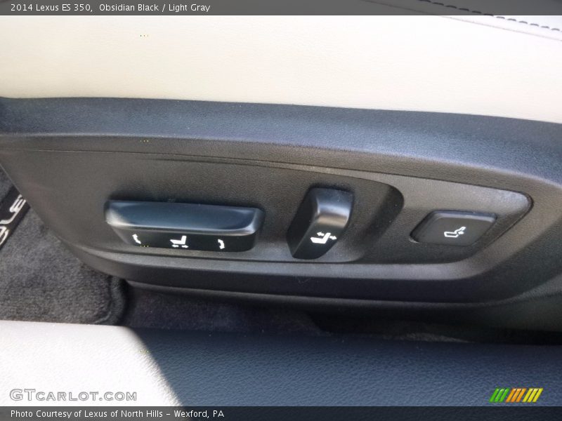 Obsidian Black / Light Gray 2014 Lexus ES 350