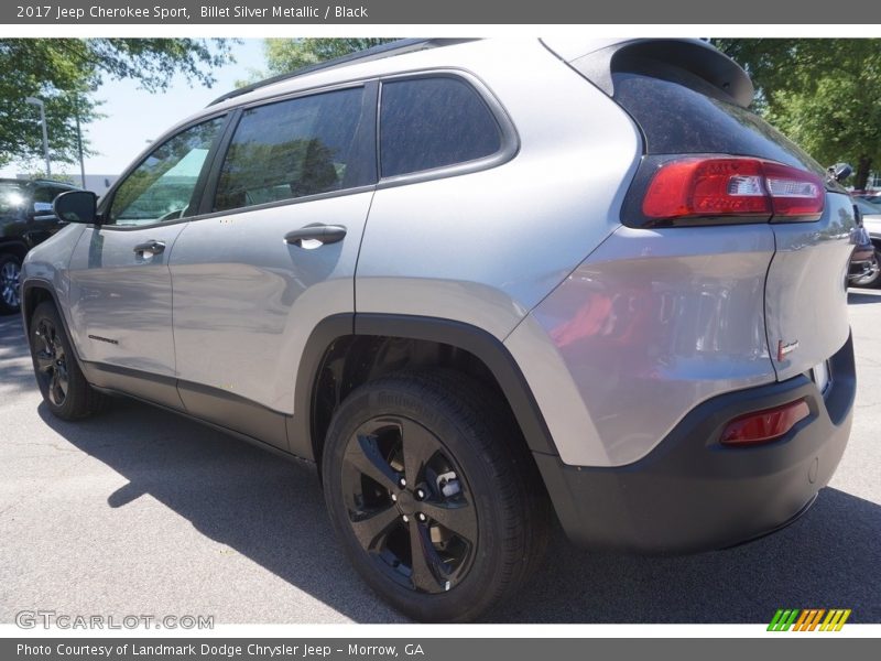 Billet Silver Metallic / Black 2017 Jeep Cherokee Sport