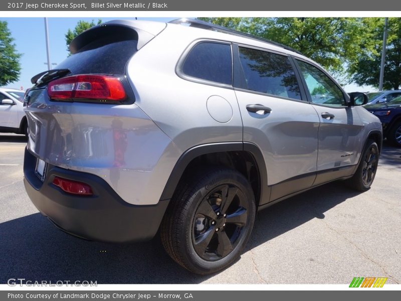 Billet Silver Metallic / Black 2017 Jeep Cherokee Sport