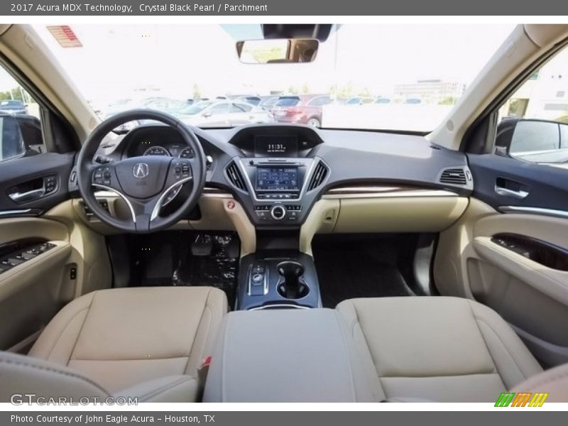Crystal Black Pearl / Parchment 2017 Acura MDX Technology