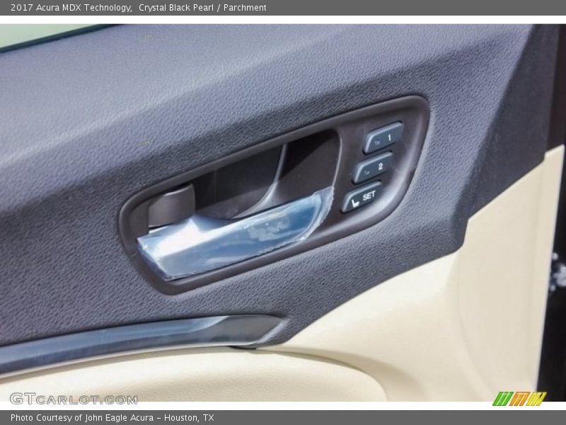 Crystal Black Pearl / Parchment 2017 Acura MDX Technology