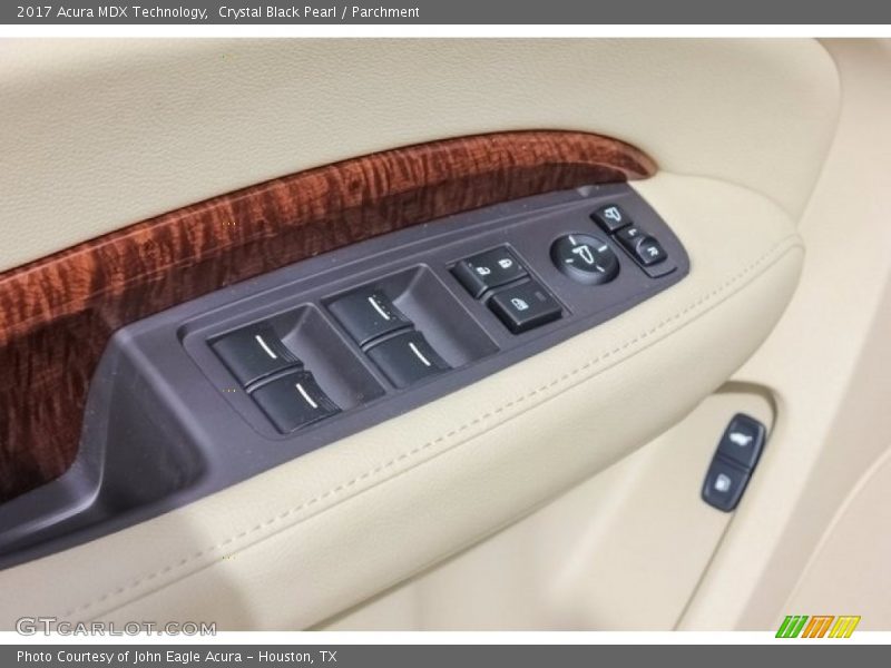 Crystal Black Pearl / Parchment 2017 Acura MDX Technology