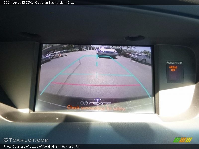 Obsidian Black / Light Gray 2014 Lexus ES 350