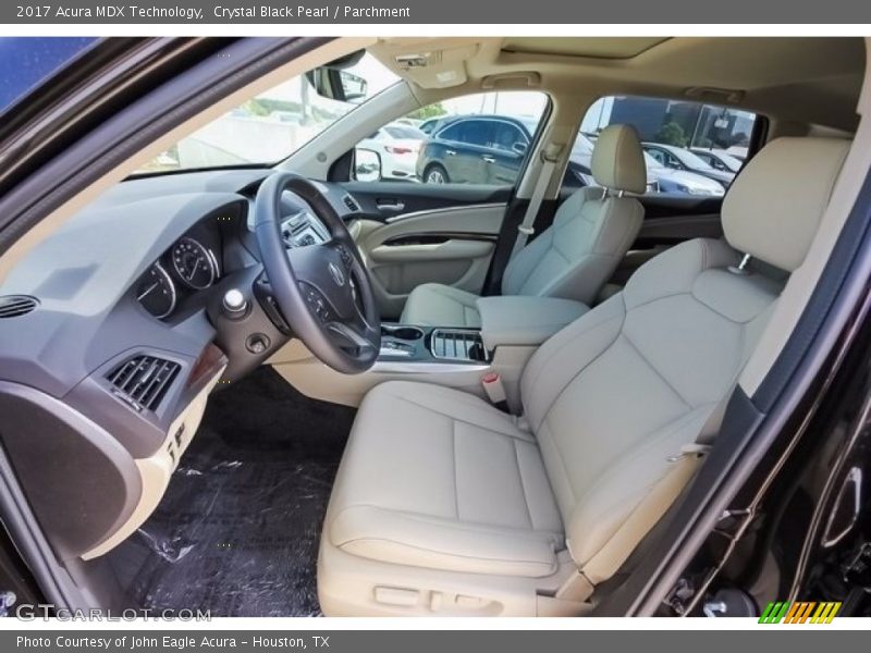 Crystal Black Pearl / Parchment 2017 Acura MDX Technology