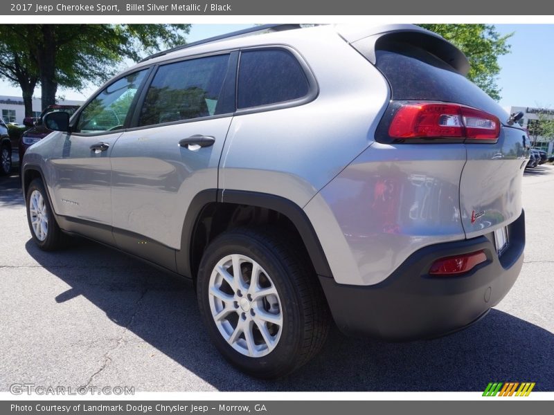 Billet Silver Metallic / Black 2017 Jeep Cherokee Sport
