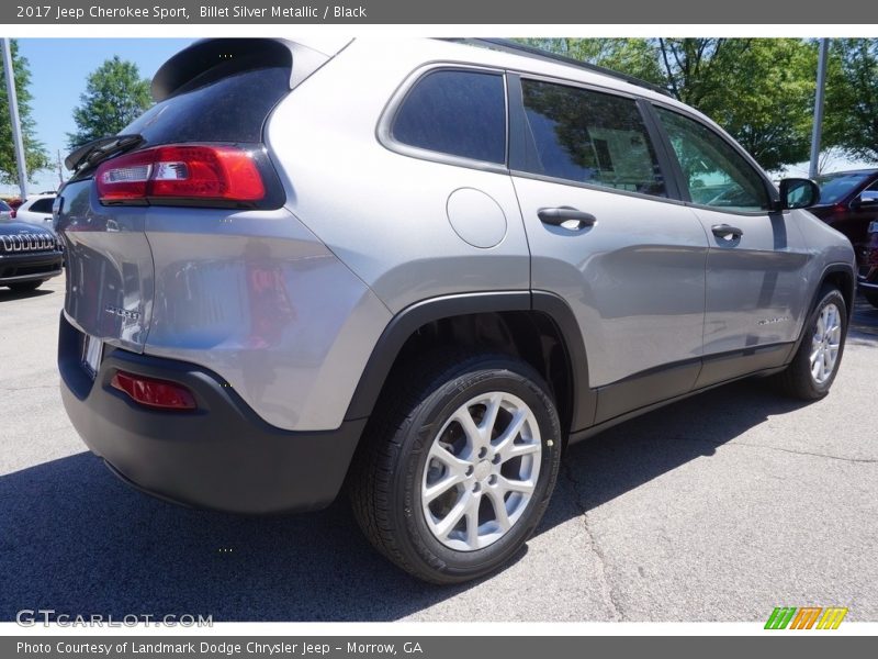 Billet Silver Metallic / Black 2017 Jeep Cherokee Sport