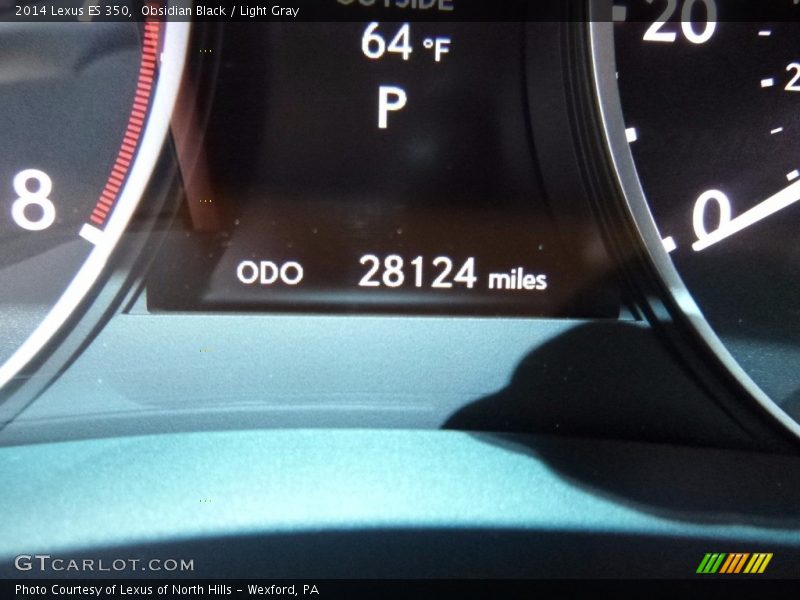 Obsidian Black / Light Gray 2014 Lexus ES 350